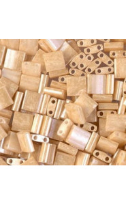 Miyuki tila 5x5mm beads - Light caramel ceylon TL-593
